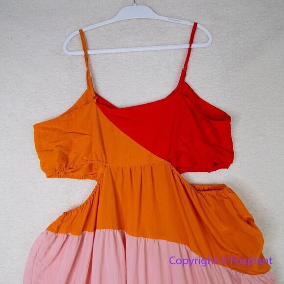 Eloquii Rainbow Tiered Dress With Cutouts, size 22 - Picture 11 of 16